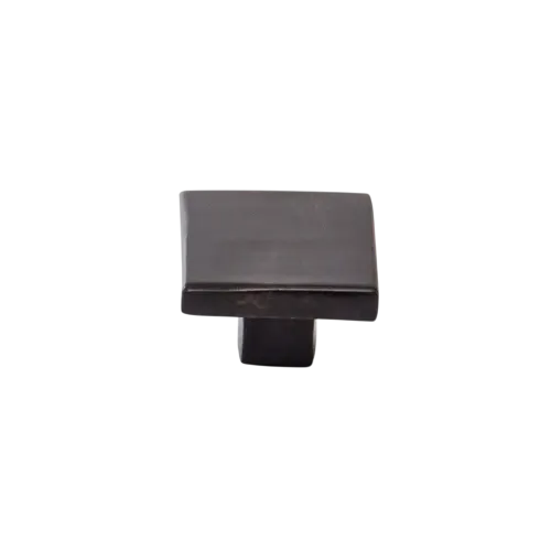 Cabinet knob SQUARE Black horn