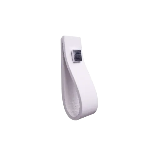 Leather pull tab plain